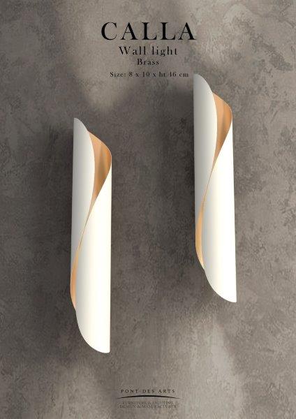 Calla shop wall light
