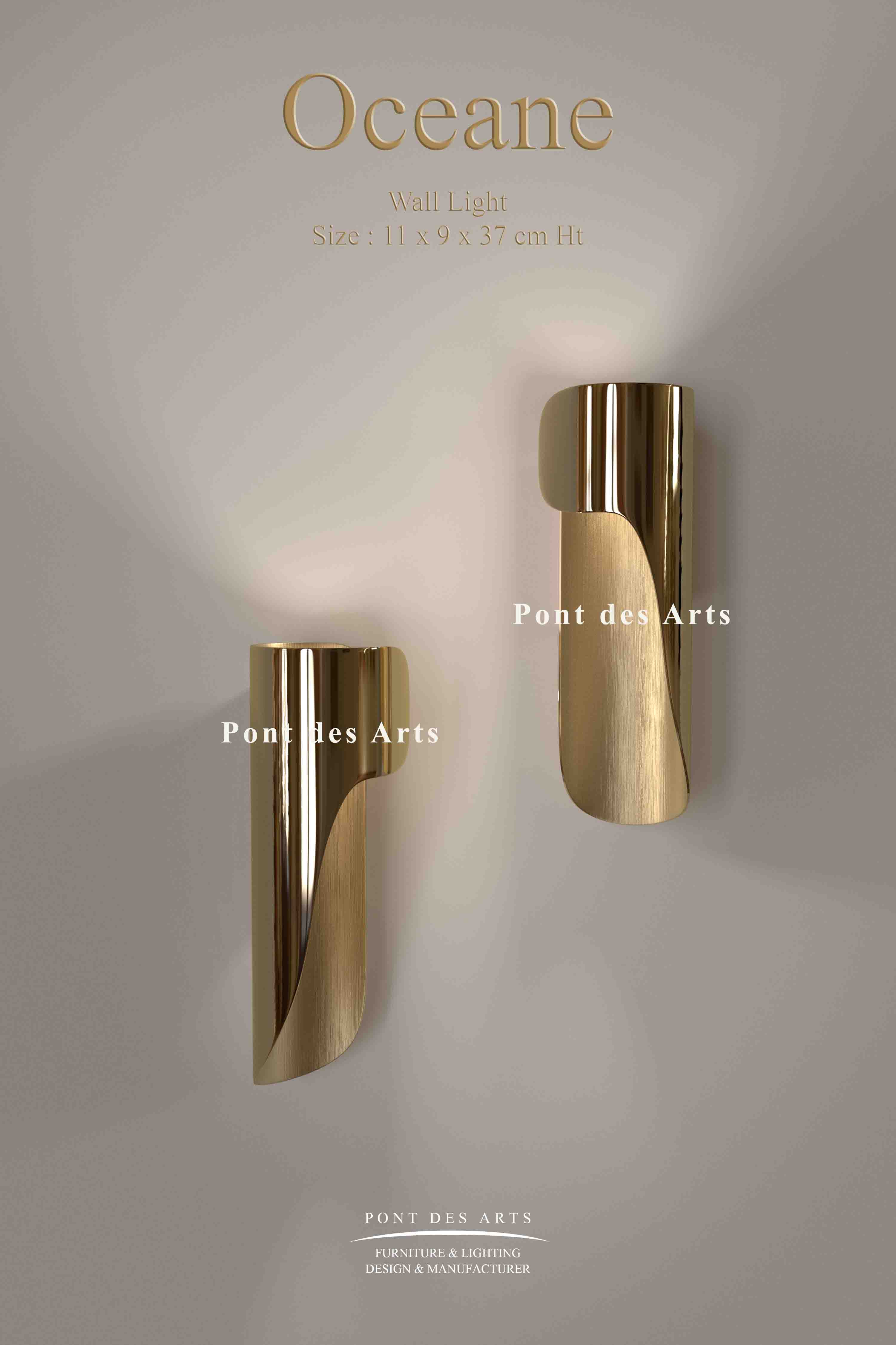 Calla shop wall light